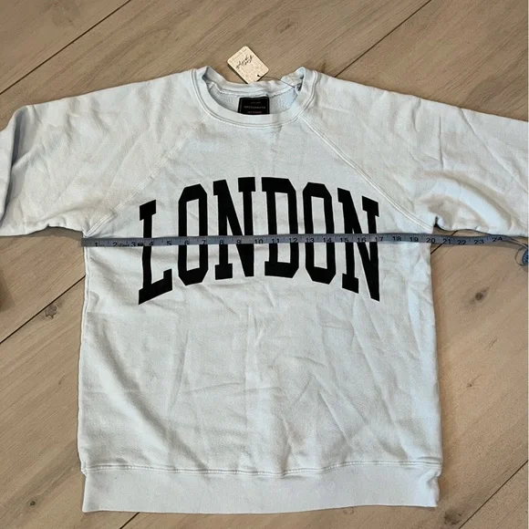 NWT Free People Retro Brand “LONDON” Sweatshirt